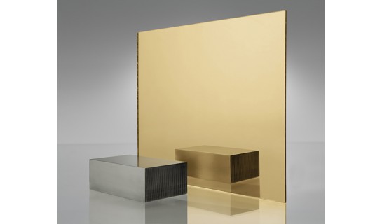Colored Mirror Acrylic Gold