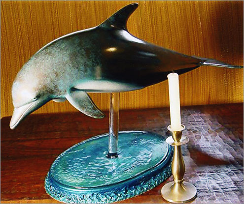 Sculptured Dolphin Art
