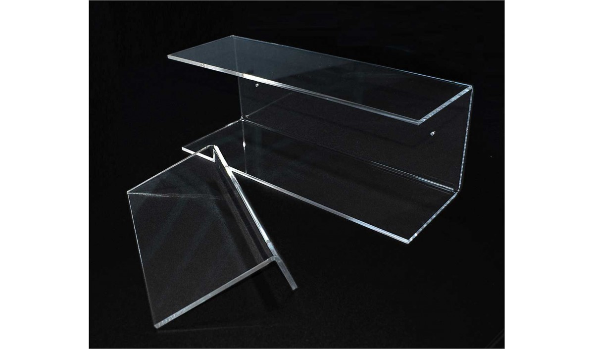 Acrylic Small Shelf for Wall Storage Clear Adhesive Shelf for Living Room