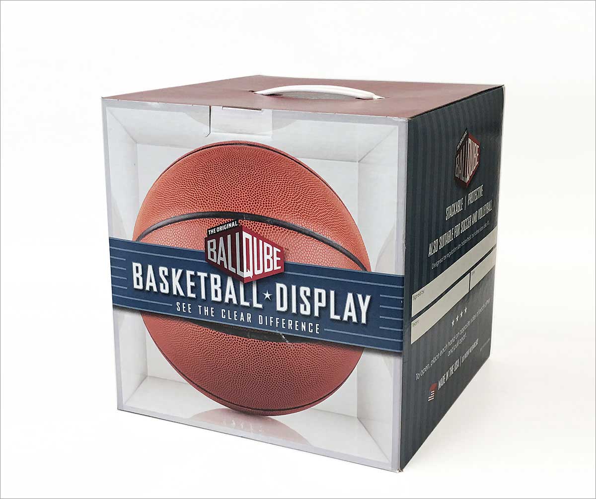 BallQube Basketball Display