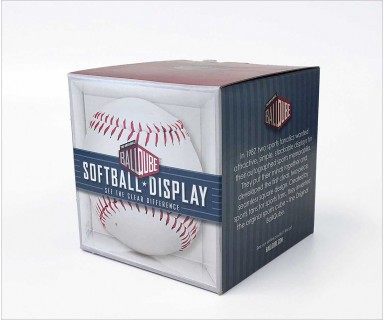 BallQube Polystyrene Softball Display Case