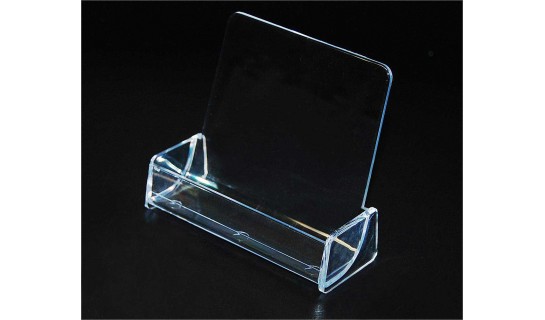 Acrylic Business Card Holder For Desk, Clear Plastic Business