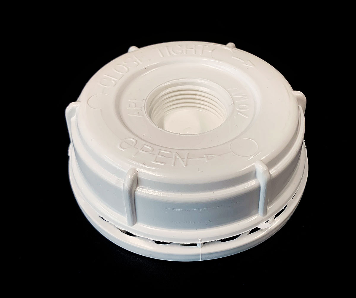 Plastic 70-mm Cap with 3/4-inch Reducer