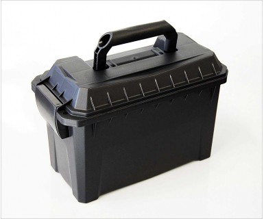 Black ABS Hinged Storage Box