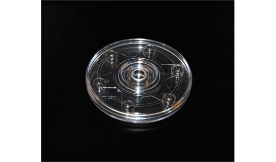 Plastic Revolving Display Bases, Clear Styrene Turntables, Lazy Susans ...