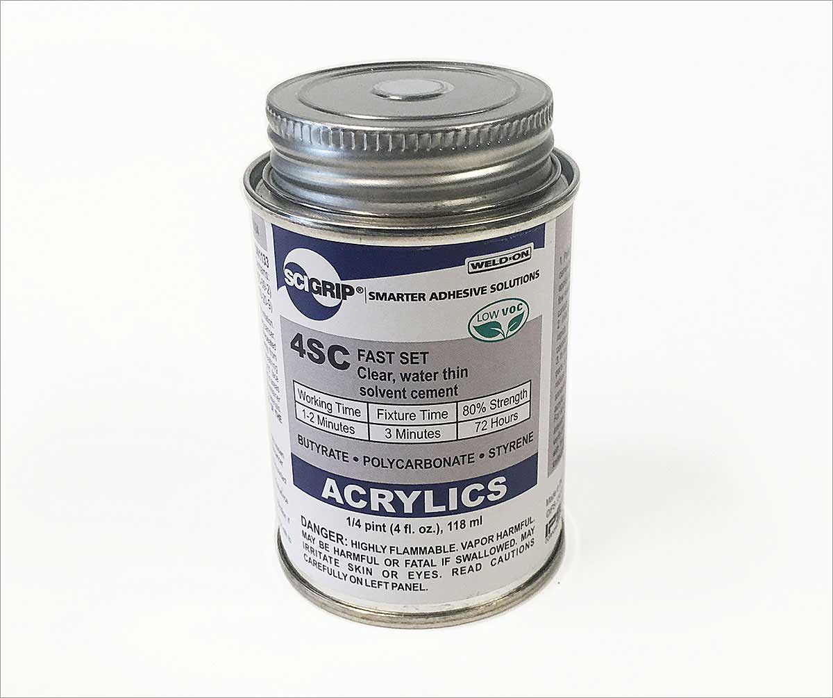 SCIGRIP 4SC Low VOC Acrylic Plastic Cement