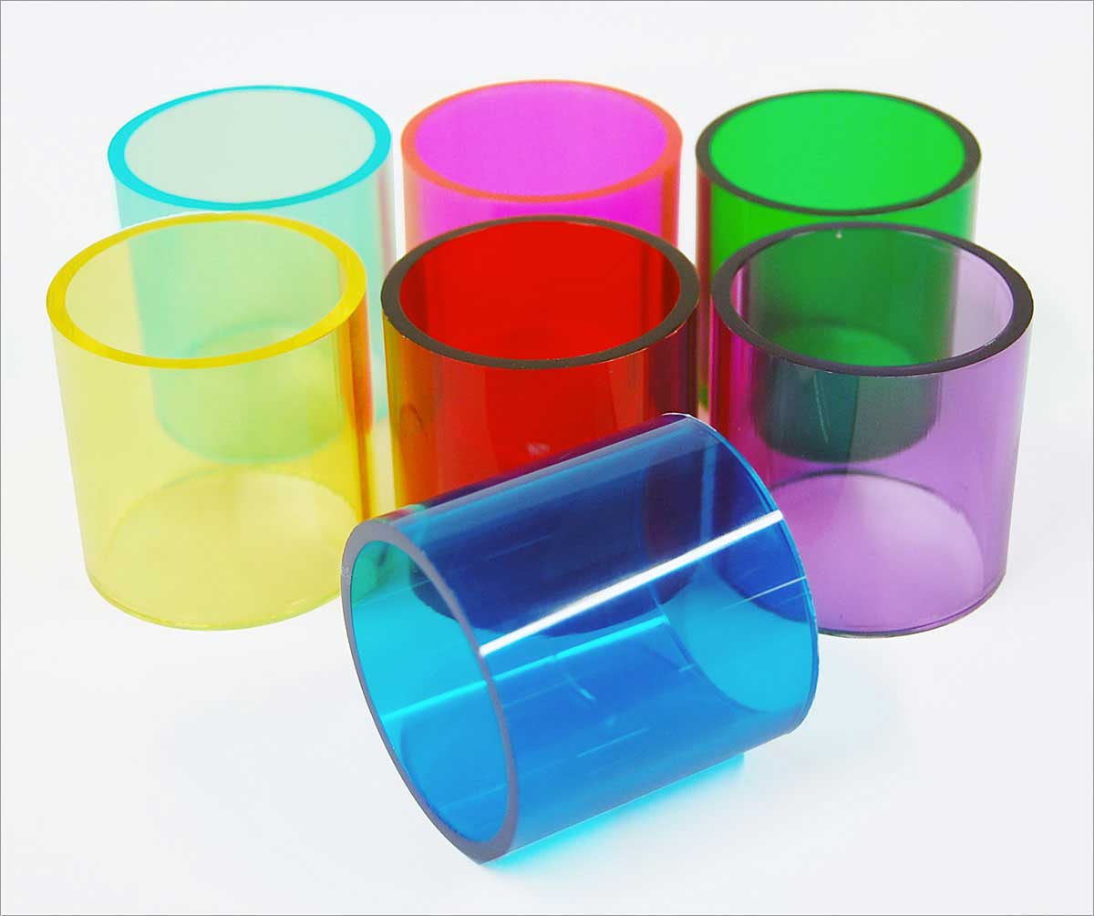 Colored Acrylic Tubes by Lineal Foot