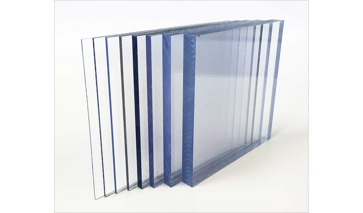 Clear Acrylic Plastic Sheet Polycarbonate Sheet, PC Full Transparent  Resistant Sheet Fire Retardant Sunlight Panels Easier To Cut, Bend, Mold  Than